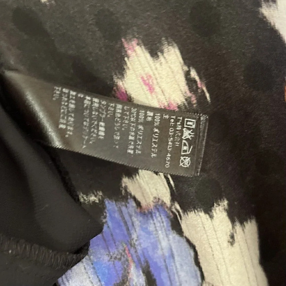 •SOLD•|Topshop| Floral Overlay Sheath Dress -High/Low Hem US4/EUR36/UK8 -VG - Picture 7 of 7